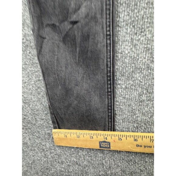 Silver Skinny Jeans Women's 28 Denim Button Fly Distressed Mid Rise Raw Hem - Picture 5 of 15